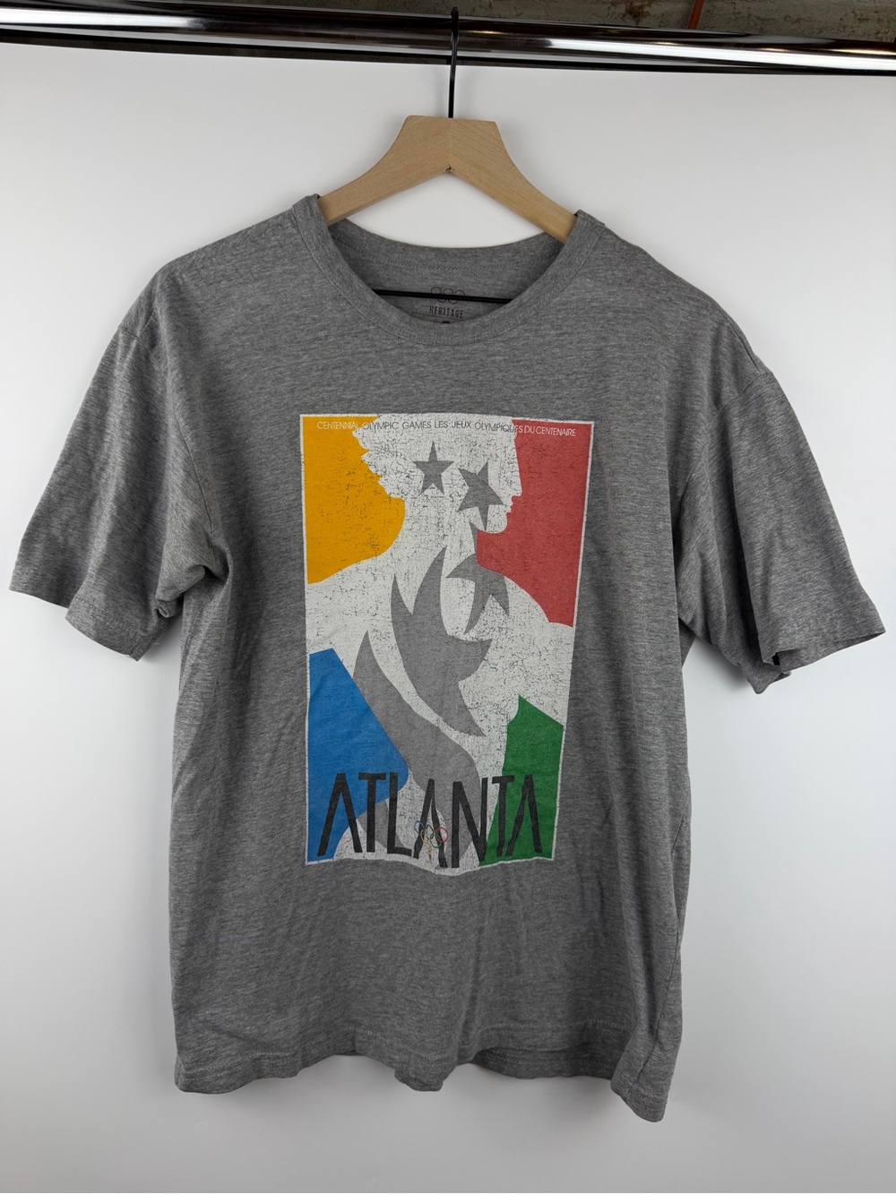 Heritage Gray Atlanta Graphic Short Sleeve Tee